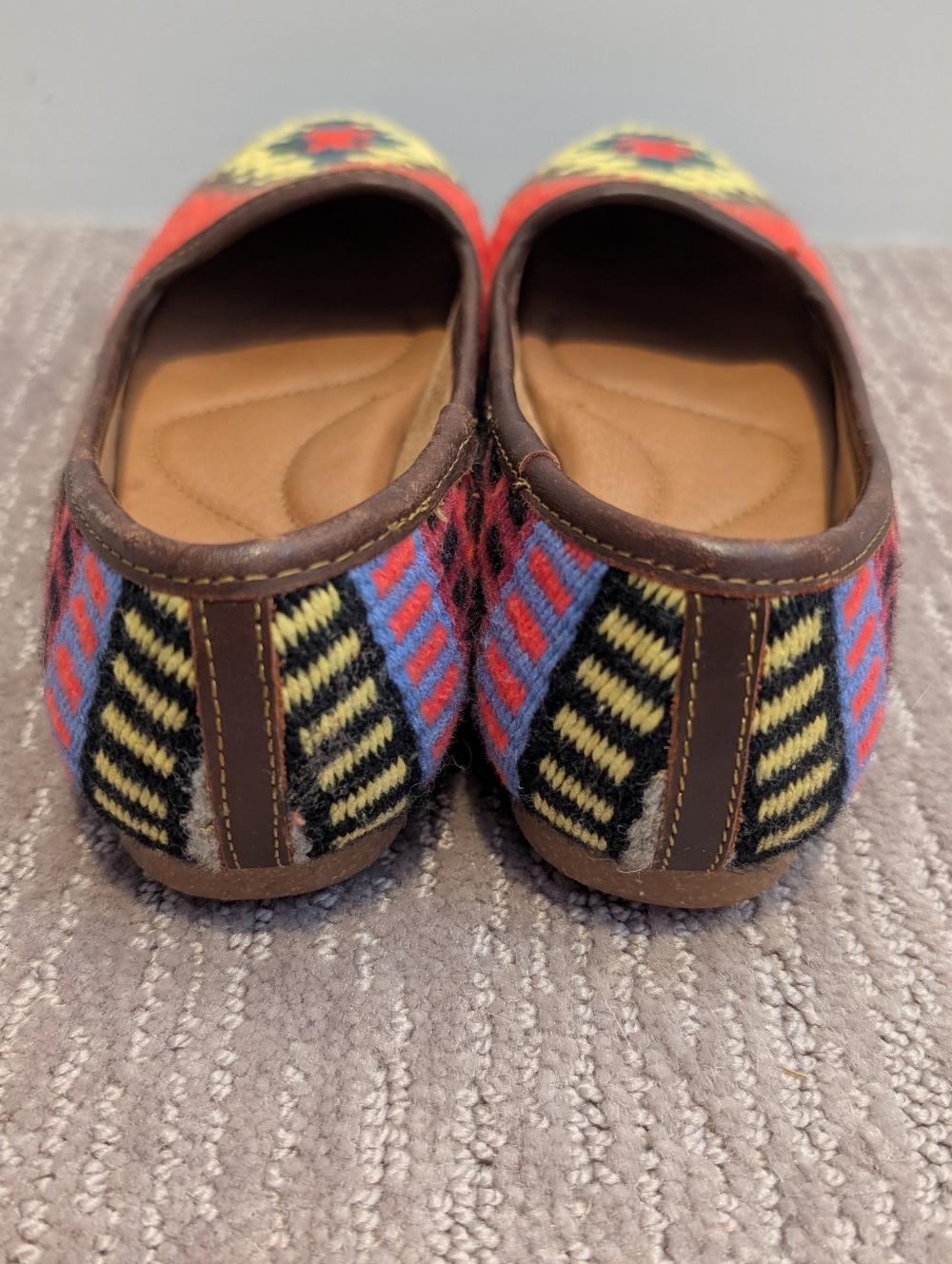Born Southwestern/Aztec/Geometric Slip On Dress Shoes - Picture 3 of 7